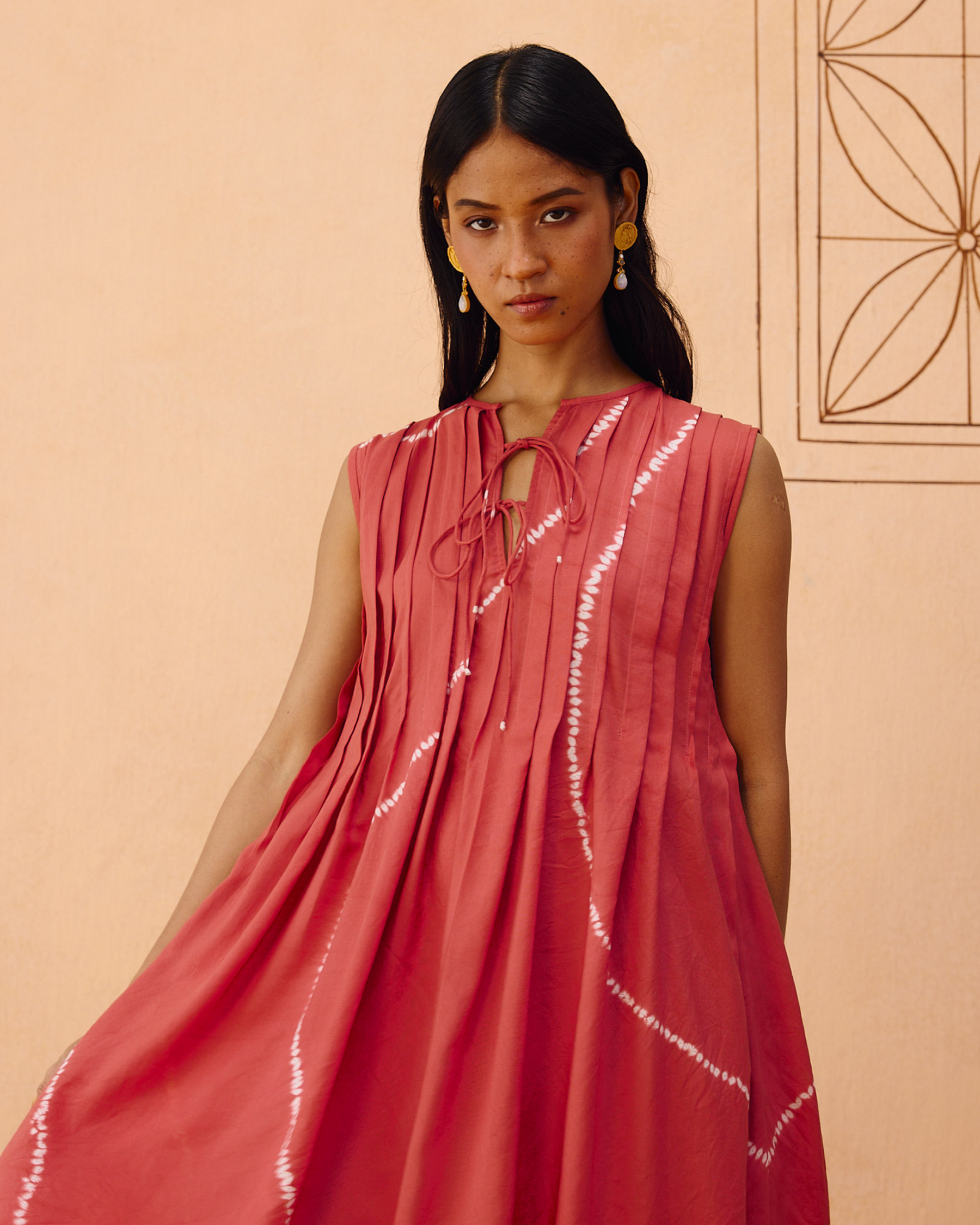 Terracotta Memories Lyocell Dress DRESSES SUI