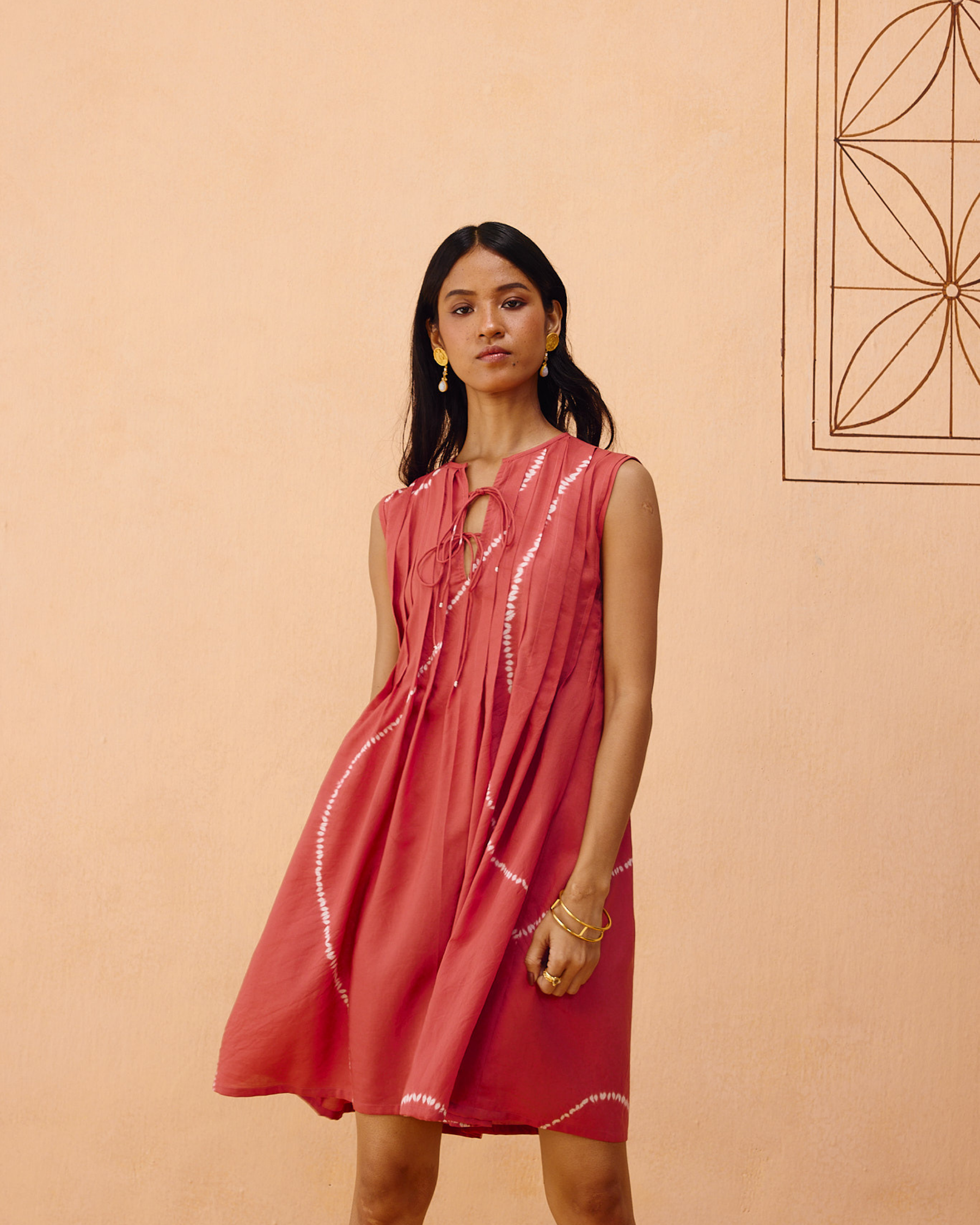 Terracotta Memories Lyocell Dress DRESSES SUI