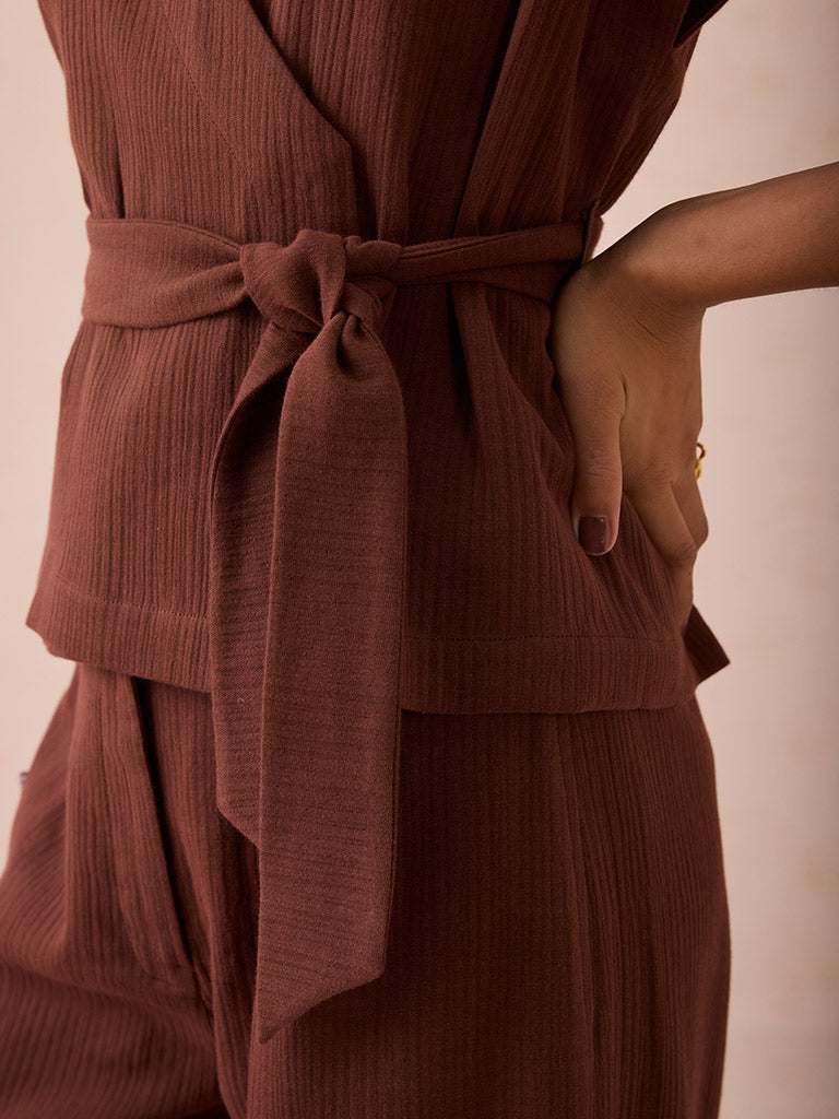 The Berry Bright Wrap Top TOPS SUI