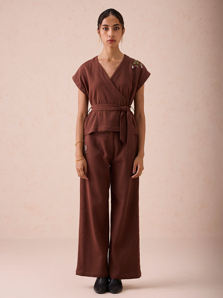 The Berry Bright Wrap Top TOPS SUI