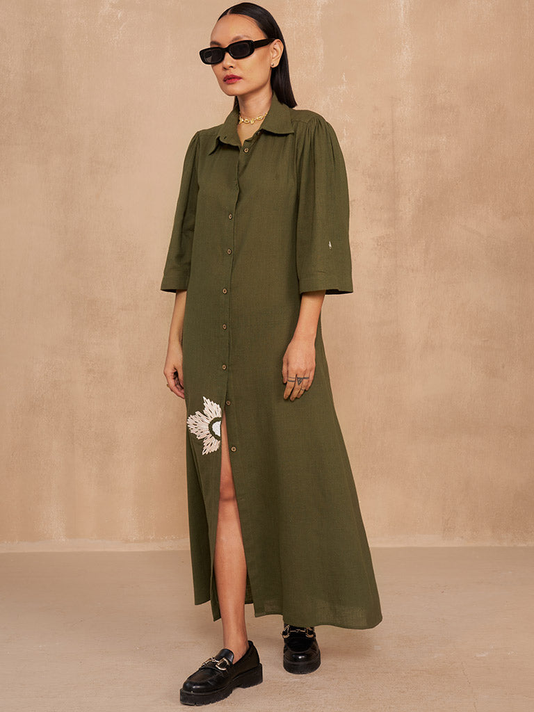 The Cosmos Shirt Dress DRESSES SUI