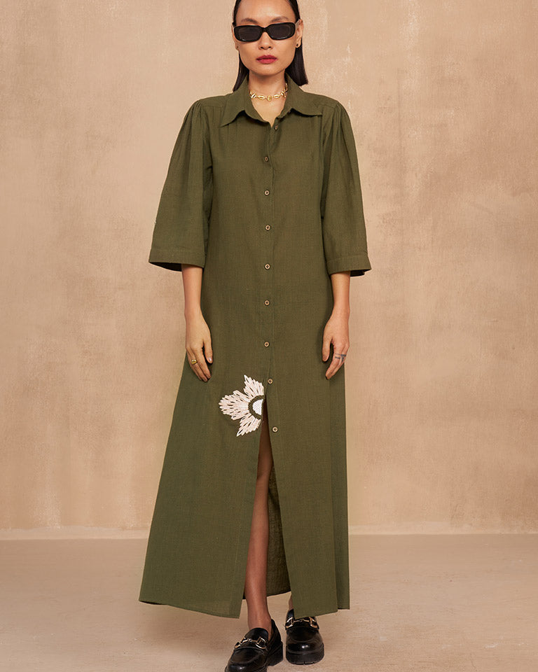 The Cosmos Shirt Dress DRESSES SUI