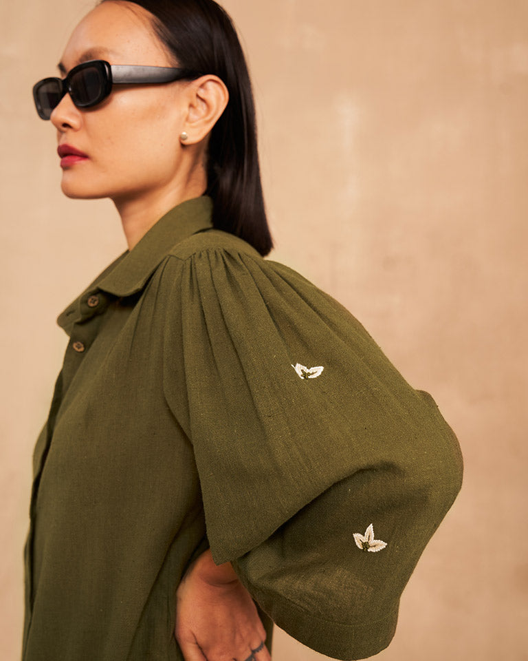 The Cosmos Shirt Dress DRESSES SUI