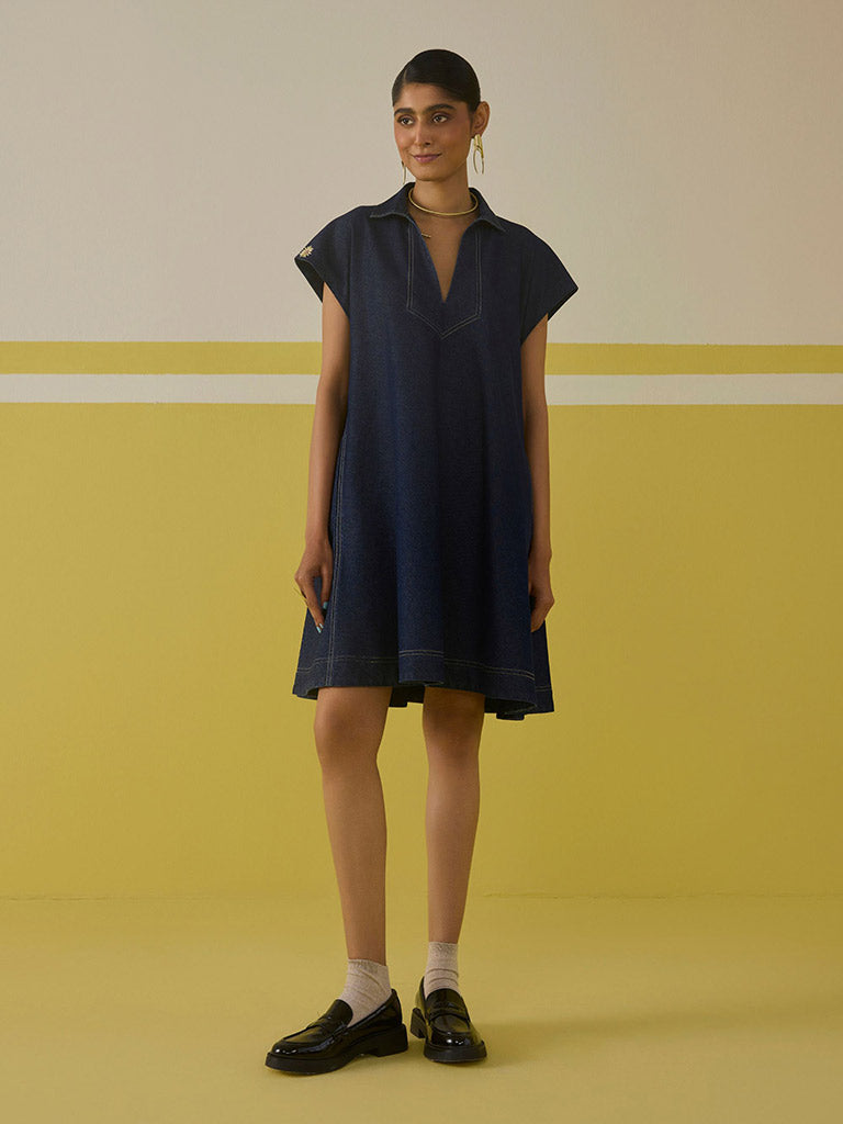 The Daisy Denim Dress DRESSES SUI