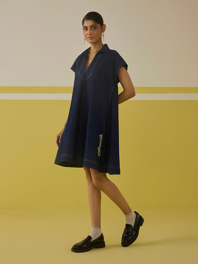 The Daisy Denim Dress DRESSES SUI