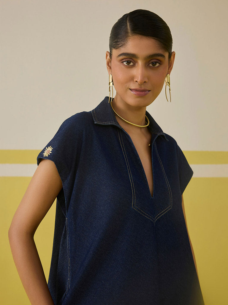 The Daisy Denim Dress DRESSES SUI