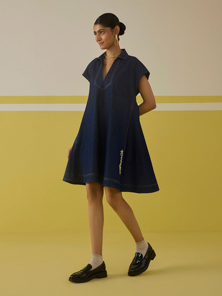 The Daisy Denim Dress DRESSES SUI