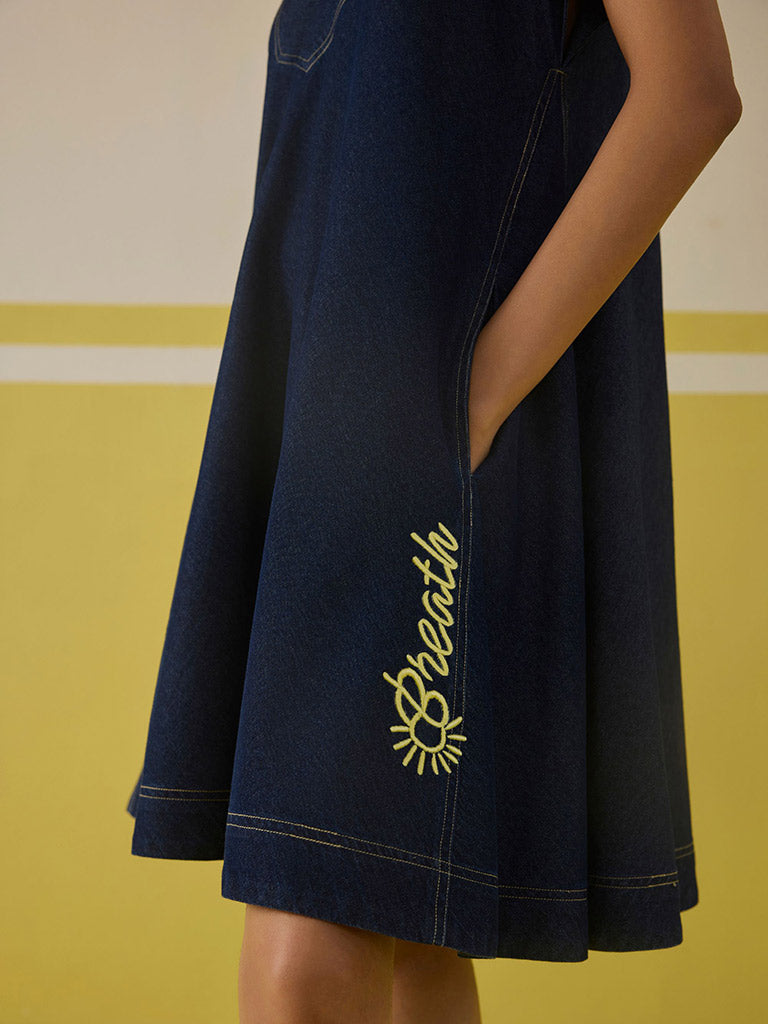 The Daisy Denim Dress DRESSES SUI