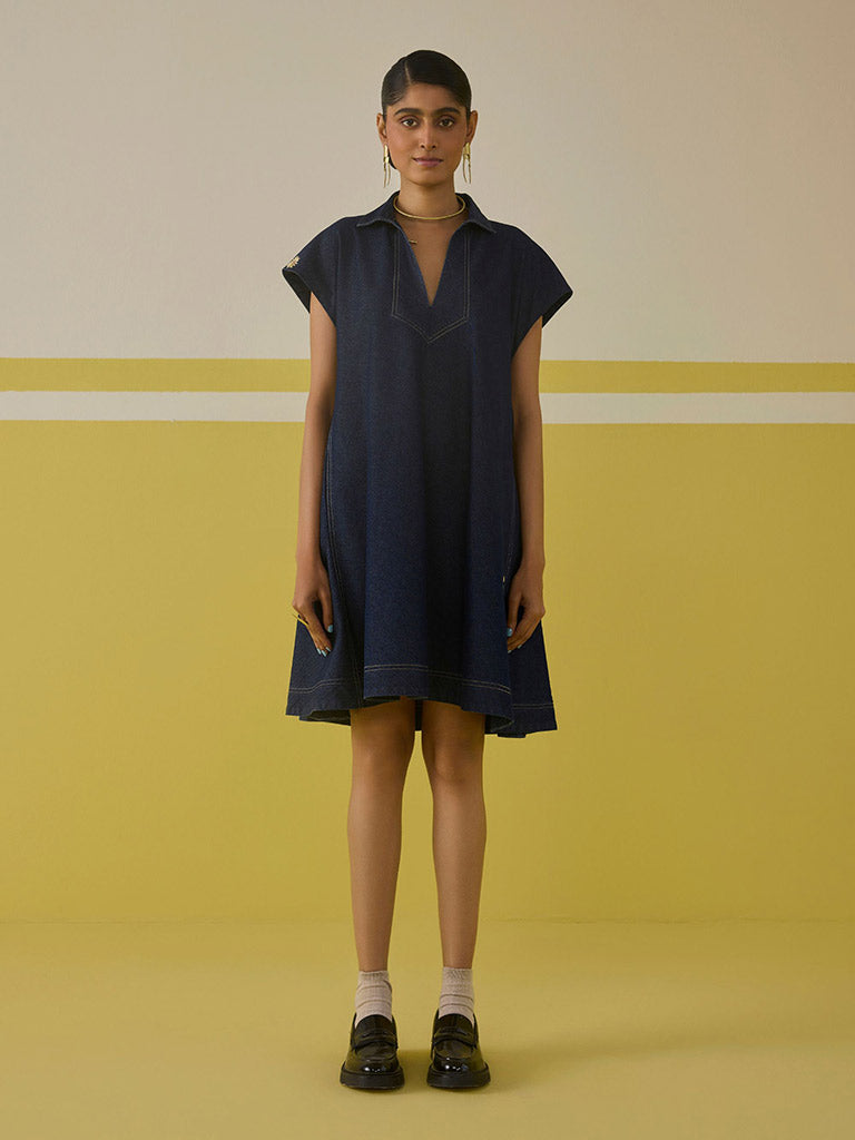 The Daisy Denim Dress DRESSES SUI