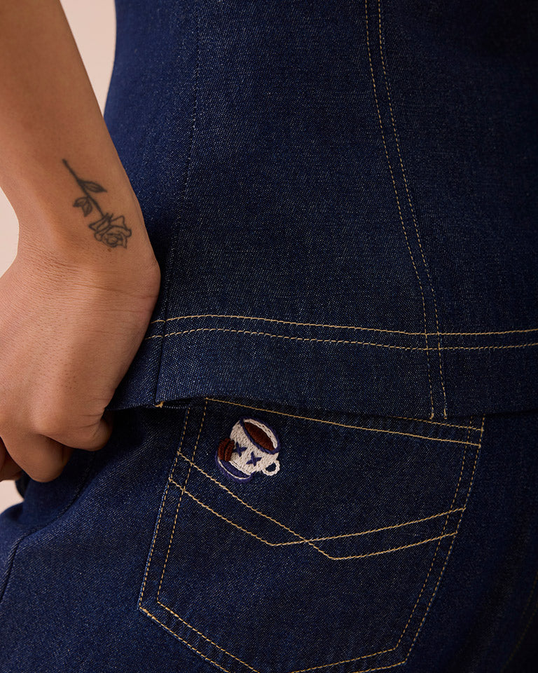 The Daydream Denim Waistcoat JACKETS SUI