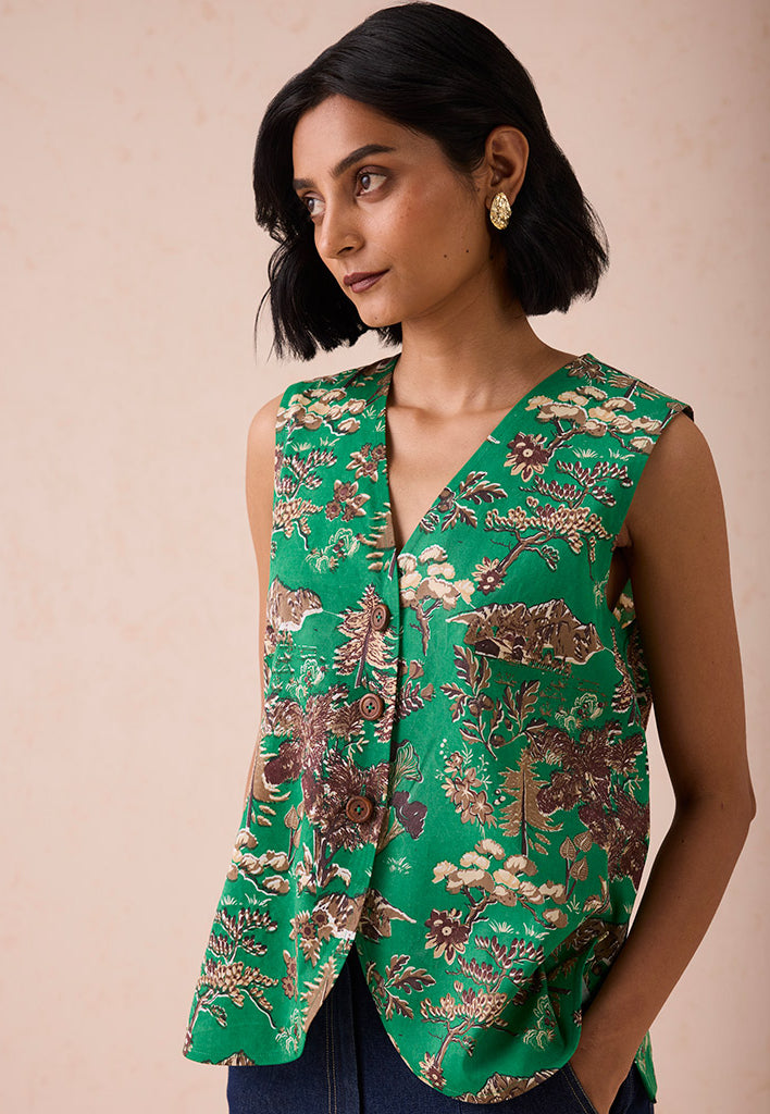 The Emerald Beginnings Waistcoat JACKETS SUI