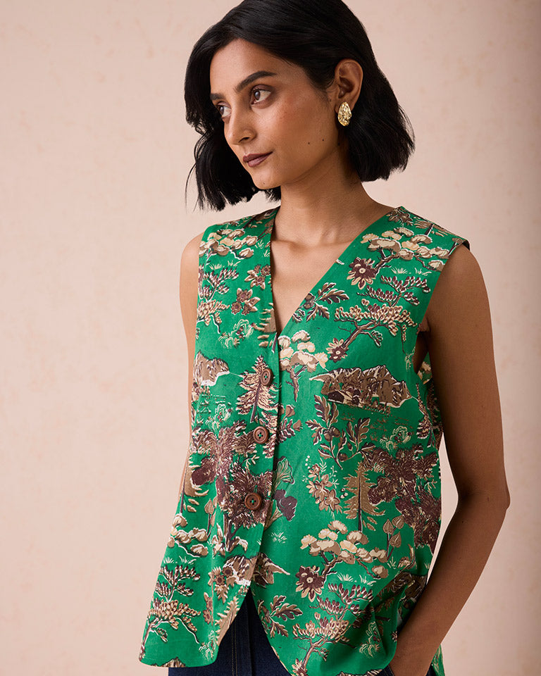 The Emerald Beginnings Waistcoat JACKETS SUI