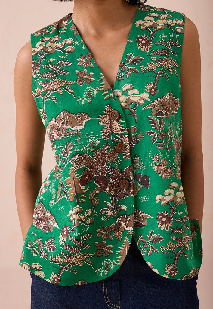 The Emerald Beginnings Waistcoat JACKETS SUI