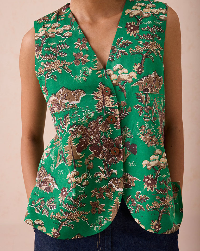 The Emerald Beginnings Waistcoat JACKETS SUI