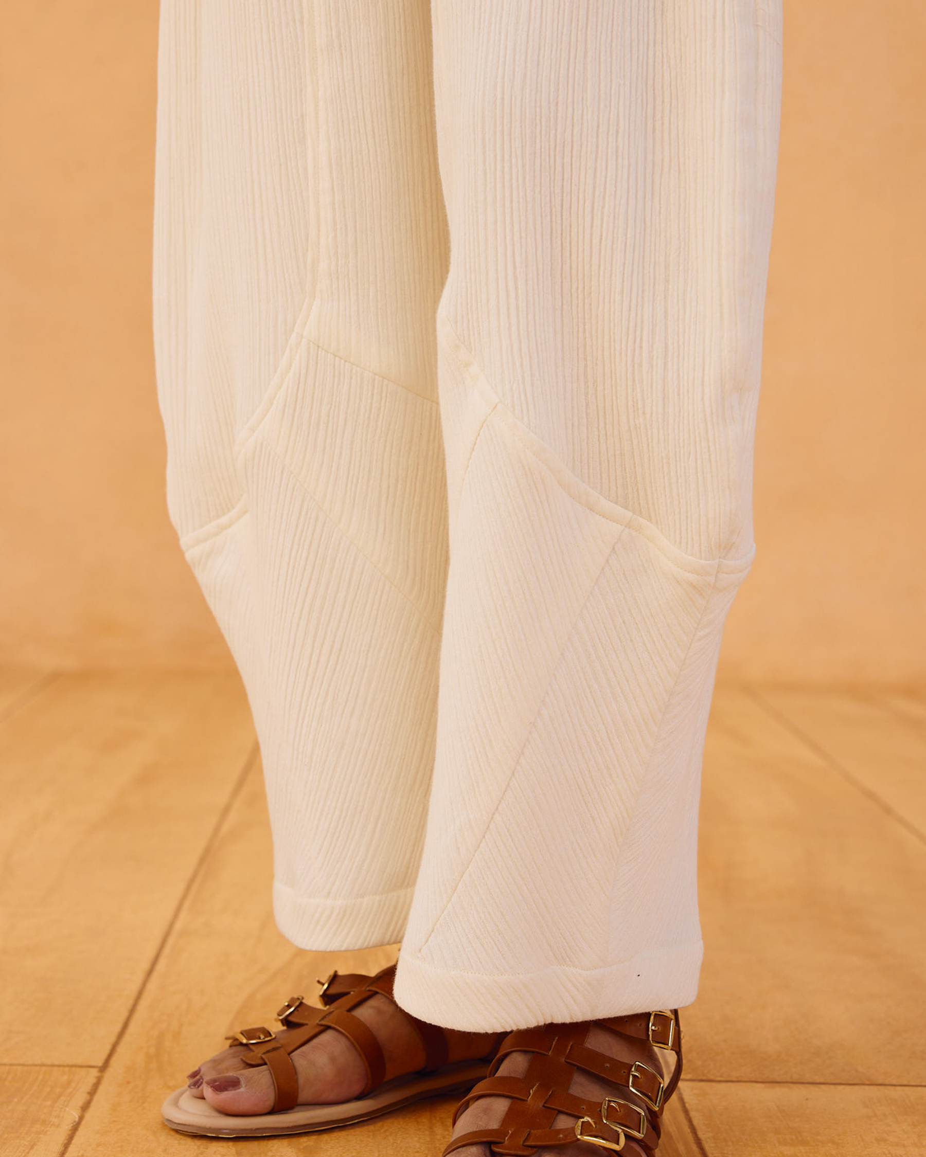 The Frame Organic Cotton Barrel Trousers BOTTOMS SUI