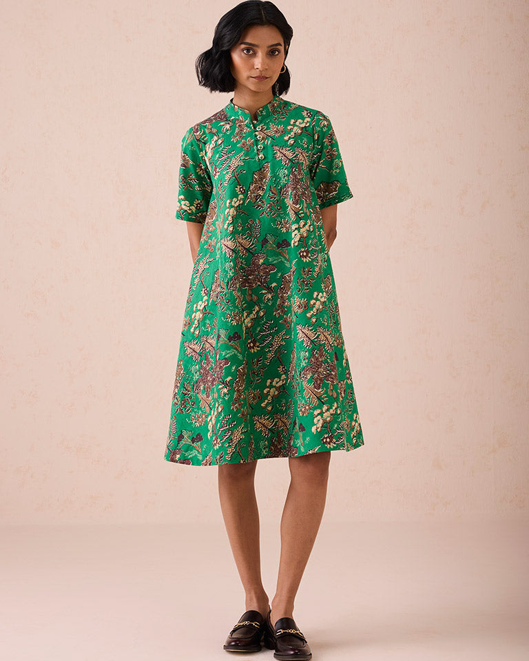 The Harmony Mandarin Collar Dress DRESSES SUI