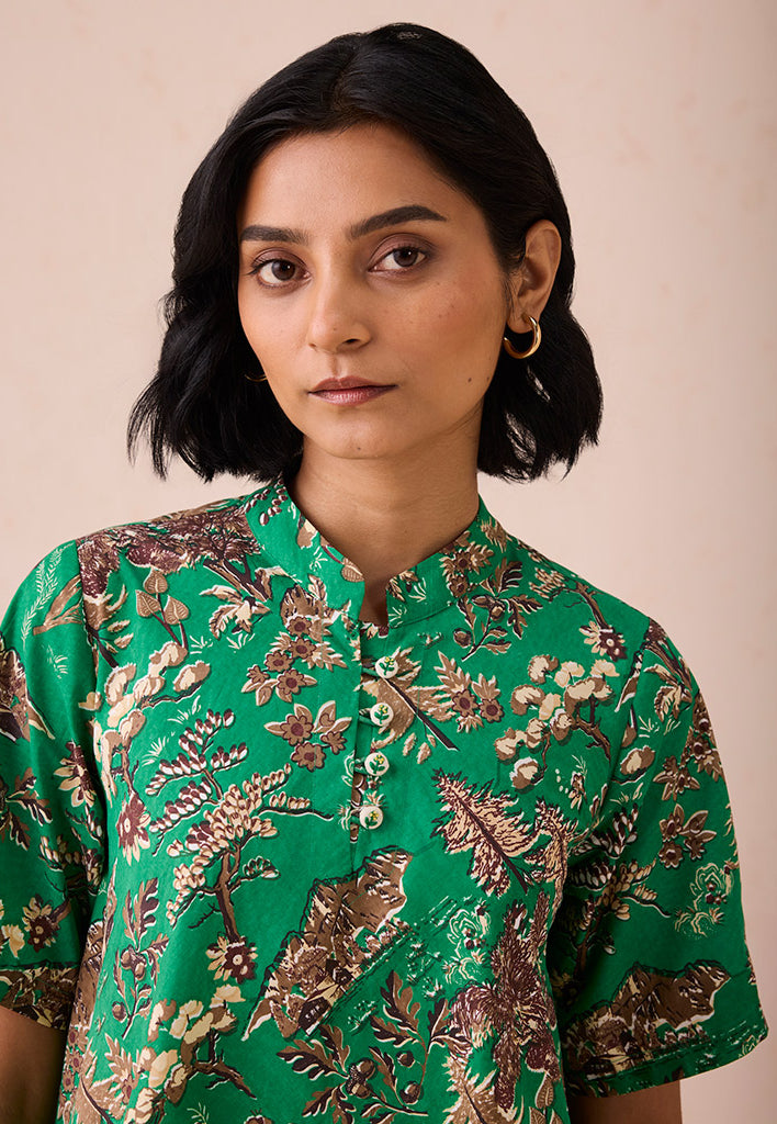 The Harmony Mandarin Collar Dress DRESSES SUI