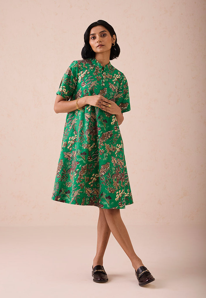 The Harmony Mandarin Collar Dress DRESSES SUI