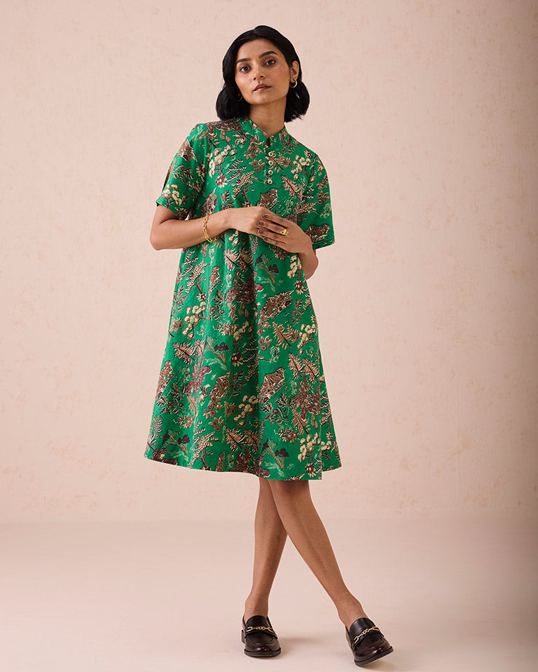 The Harmony Mandarin Collar Dress DRESSES SUI