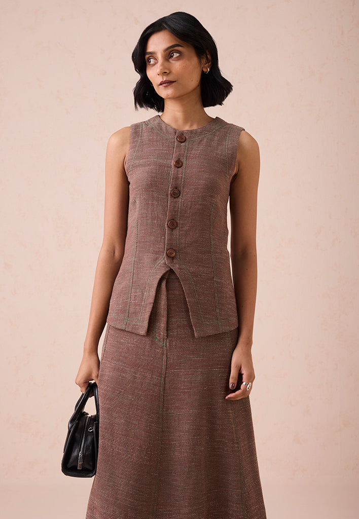 The Hazel Sun Midi Skirt BOTTOMS SUI