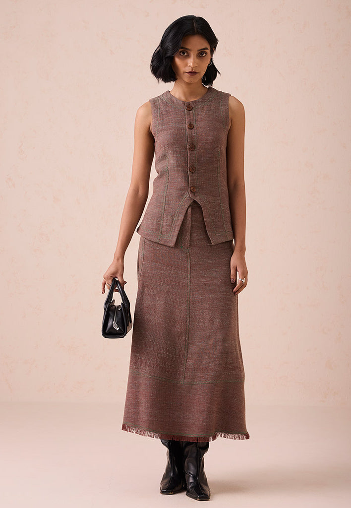 The Hazel Sun Midi Skirt BOTTOMS SUI