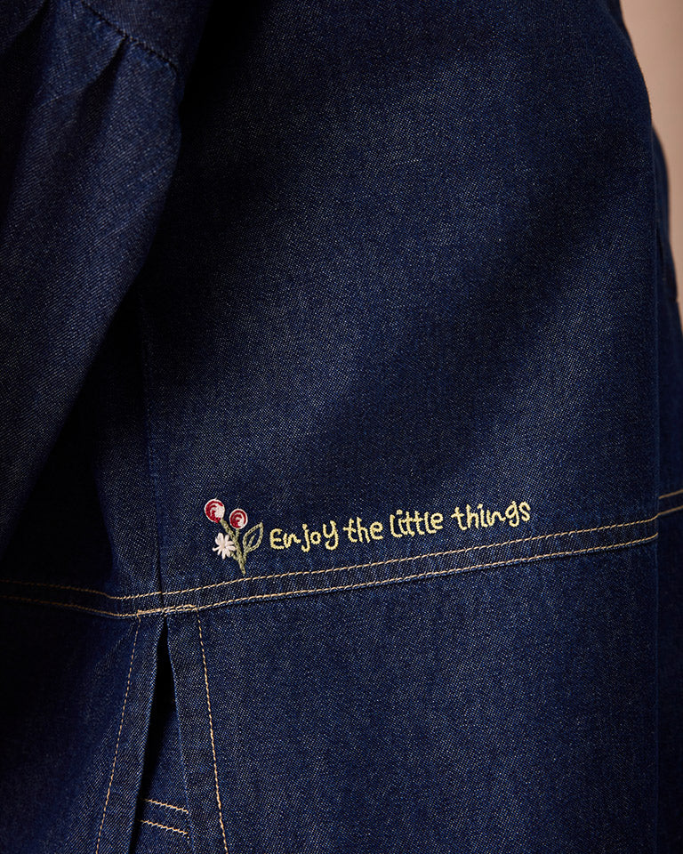 The Little Things Denim Blouse TOPS SUI