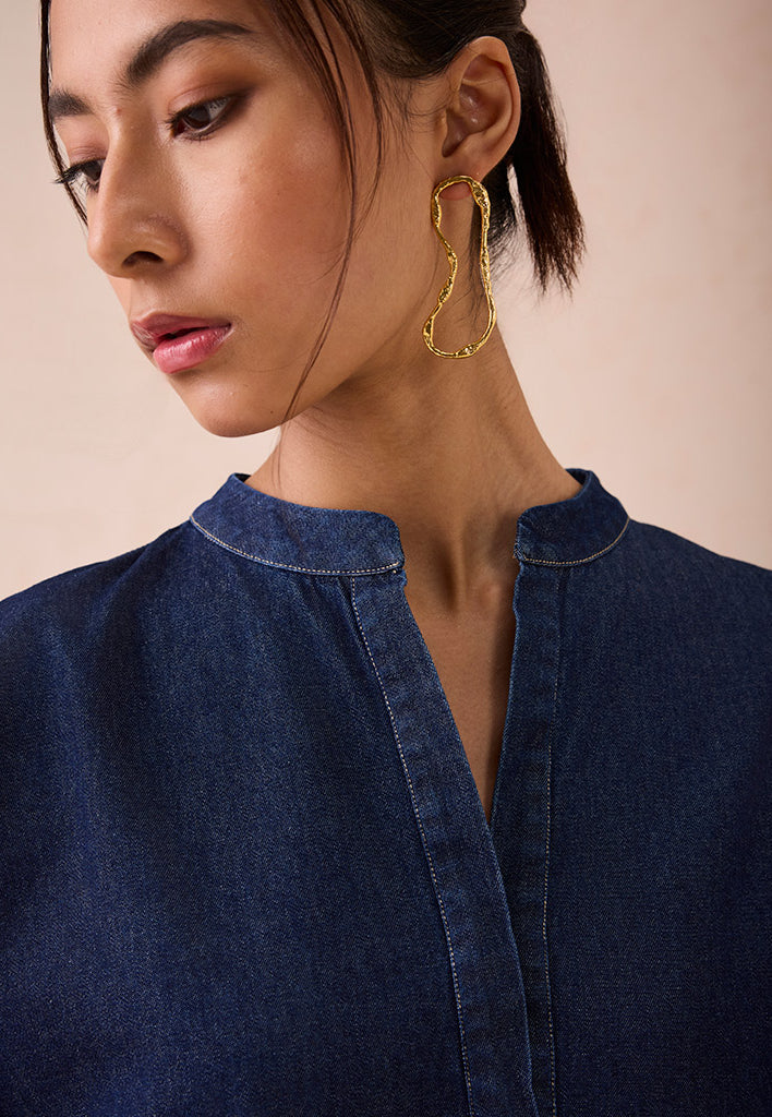 The Little Things Denim Blouse TOPS SUI