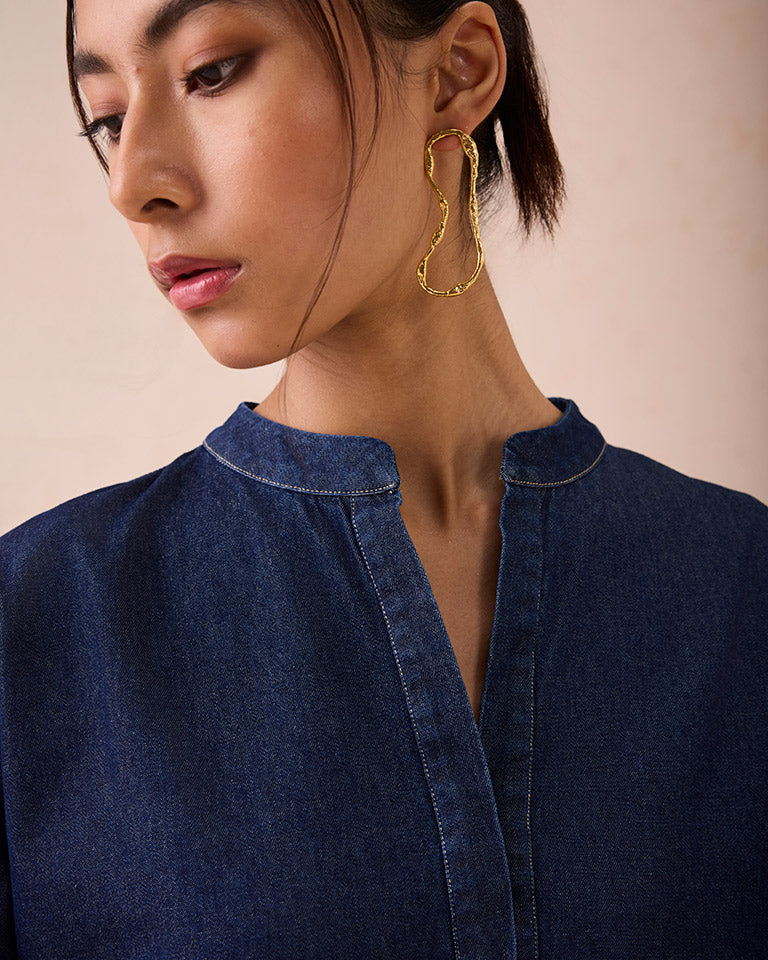 The Little Things Denim Blouse TOPS SUI