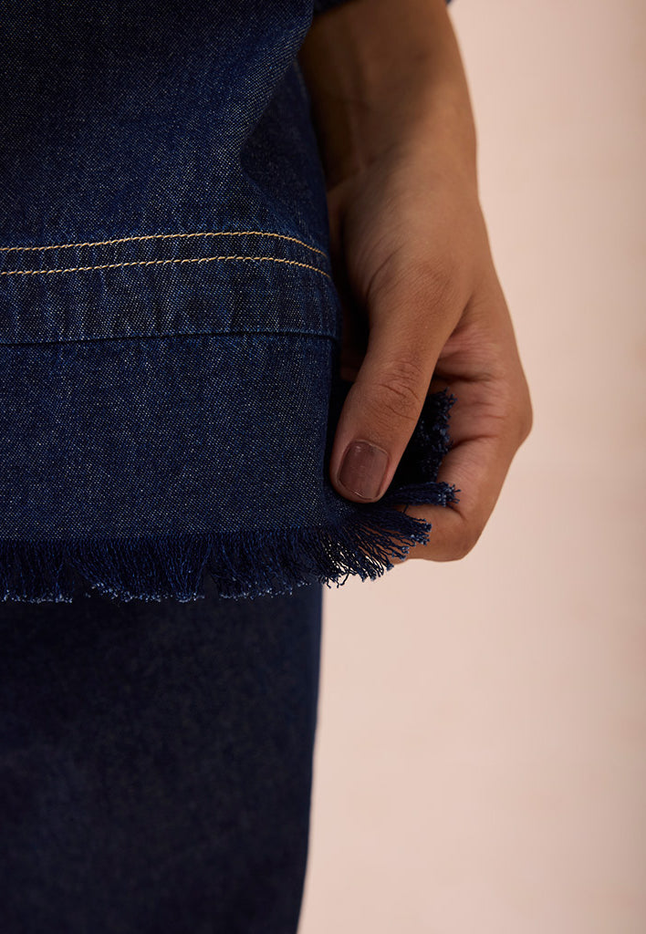 The Little Things Denim Blouse TOPS SUI