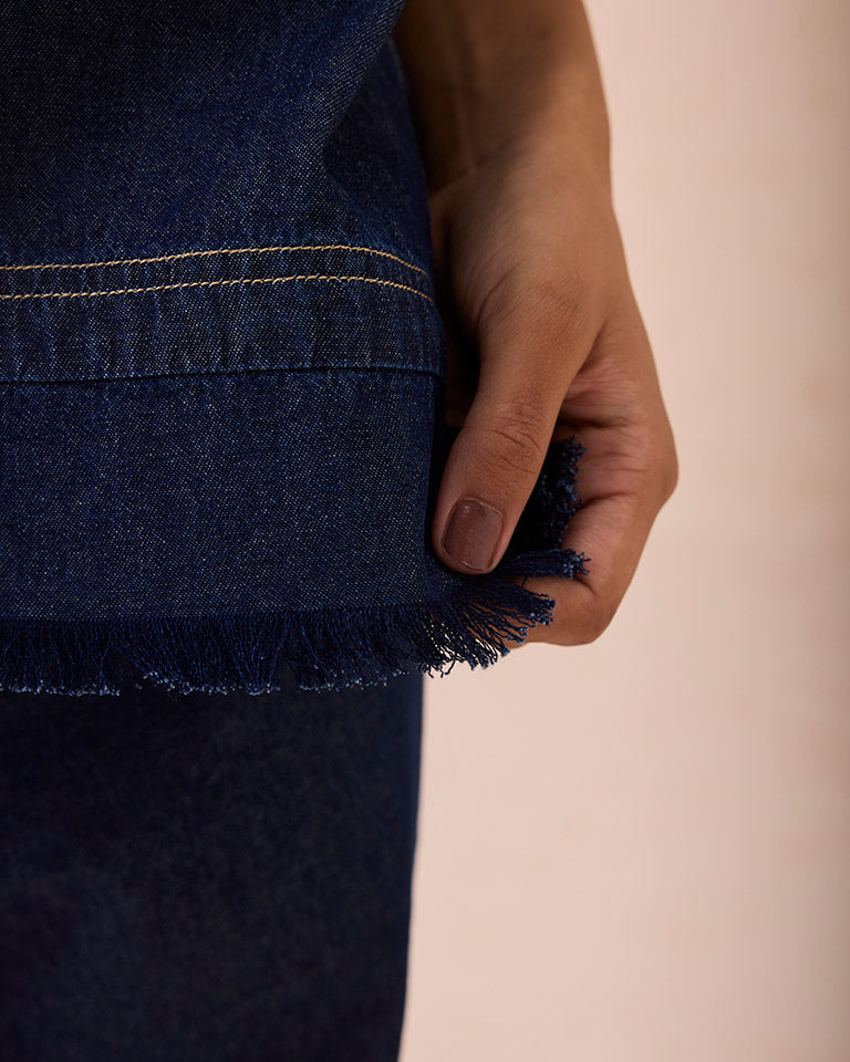 The Little Things Denim Blouse TOPS SUI