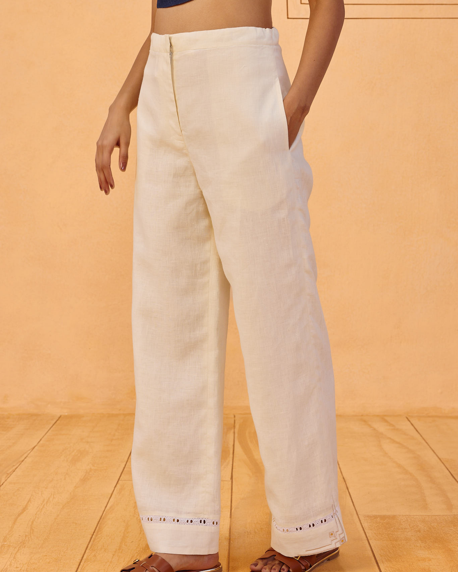 The Neev Linen Trousers BOTTOMS SUI
