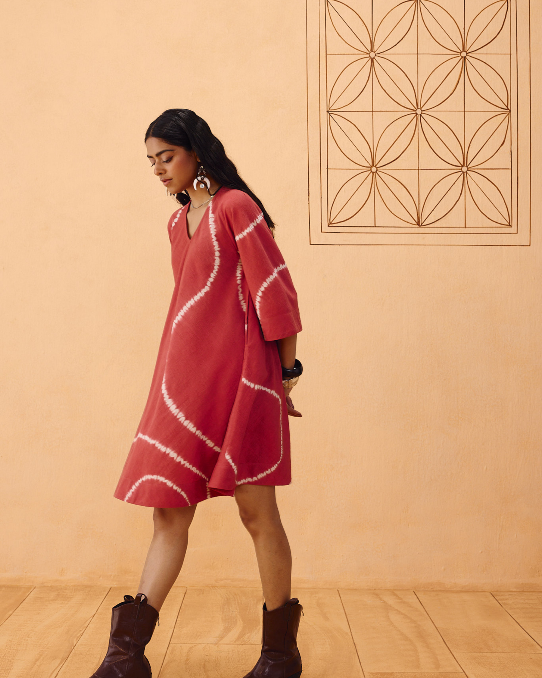 The Path Tie Dye Kala Cotton Dress DRESSES SUI