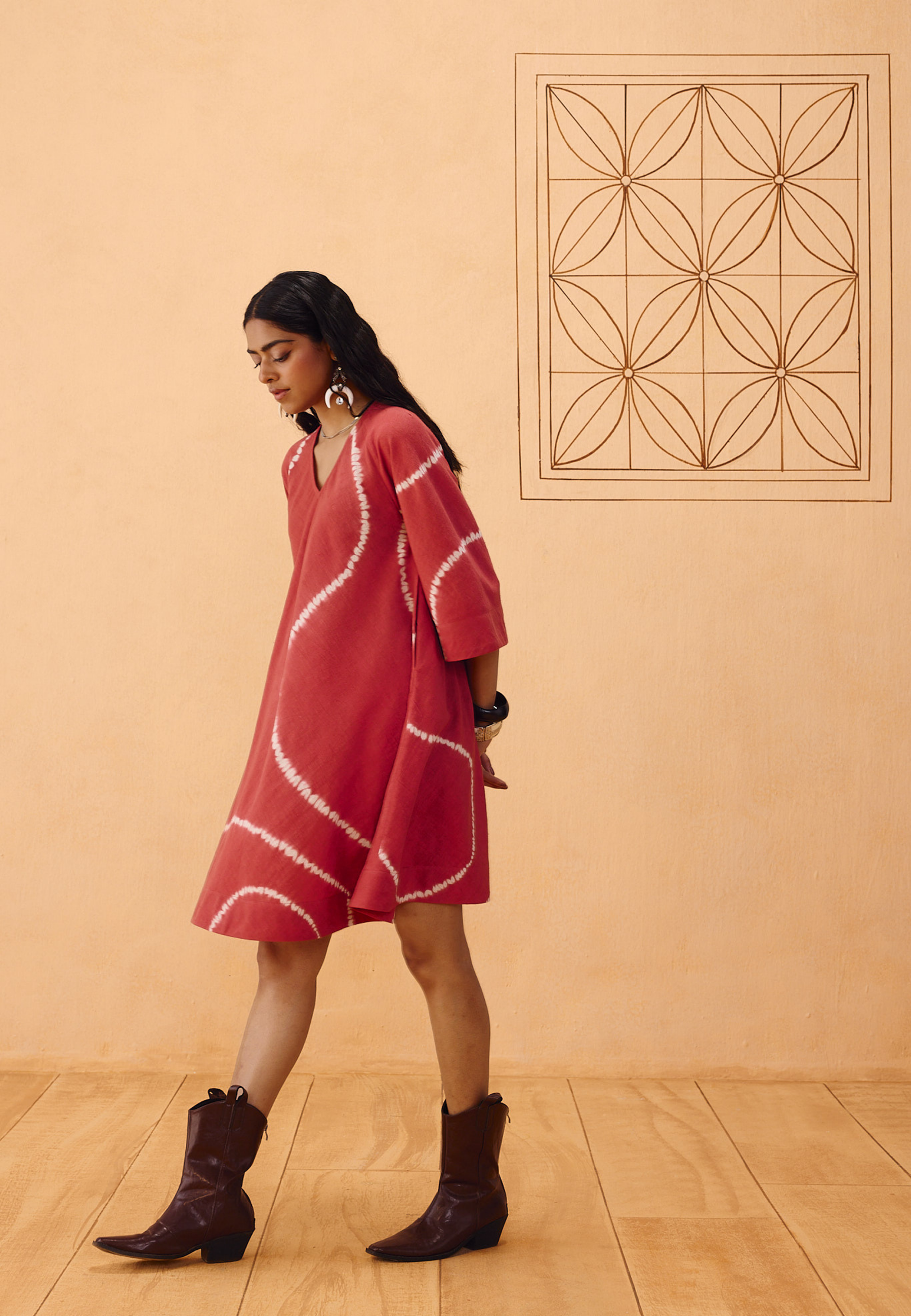 The Path Tie Dye Kala Cotton Dress DRESSES SUI