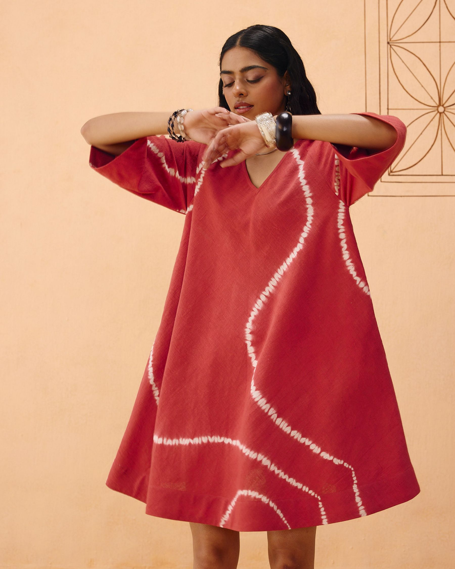 The Path Tie Dye Kala Cotton Dress DRESSES SUI