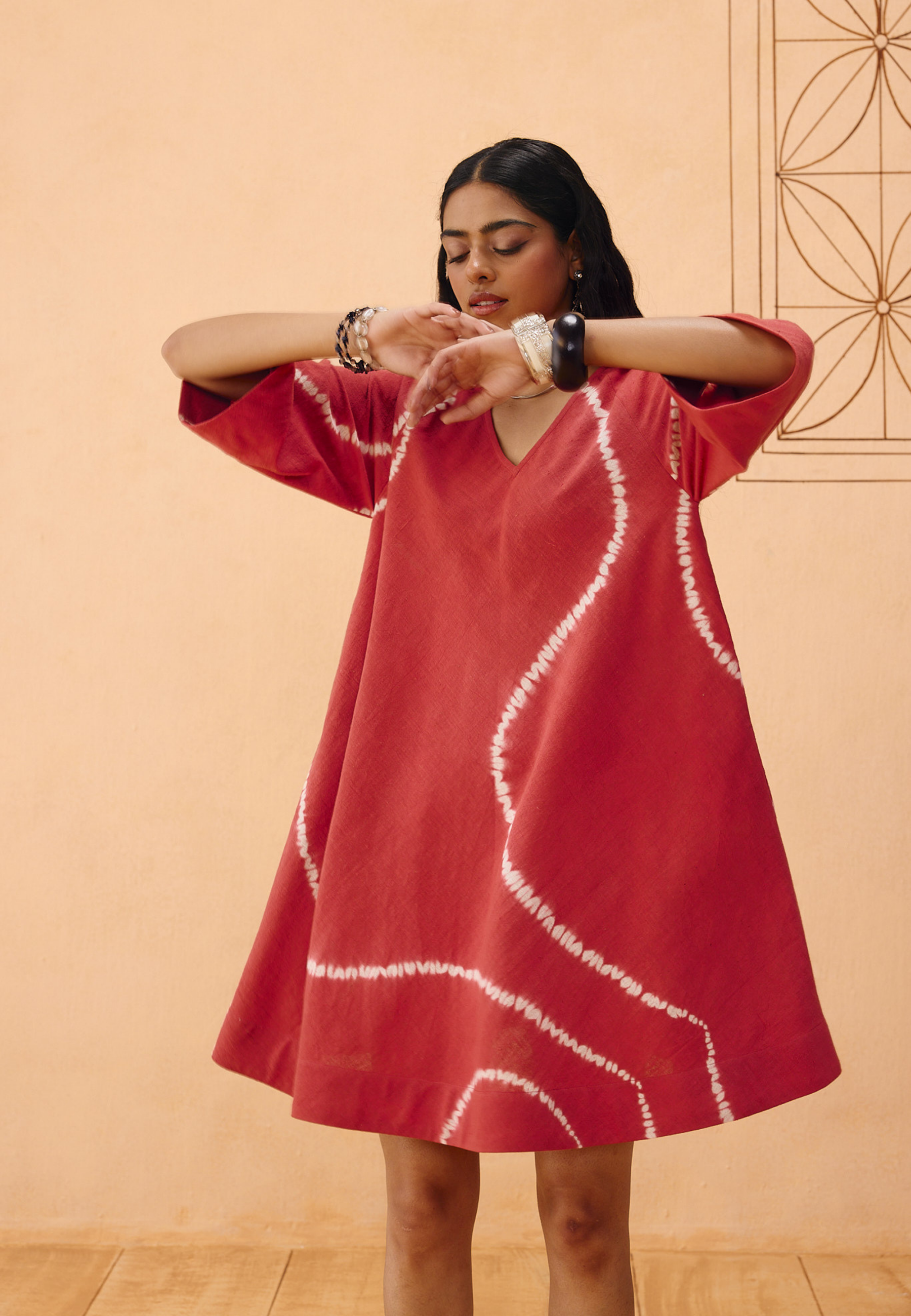 The Path Tie Dye Kala Cotton Dress DRESSES SUI