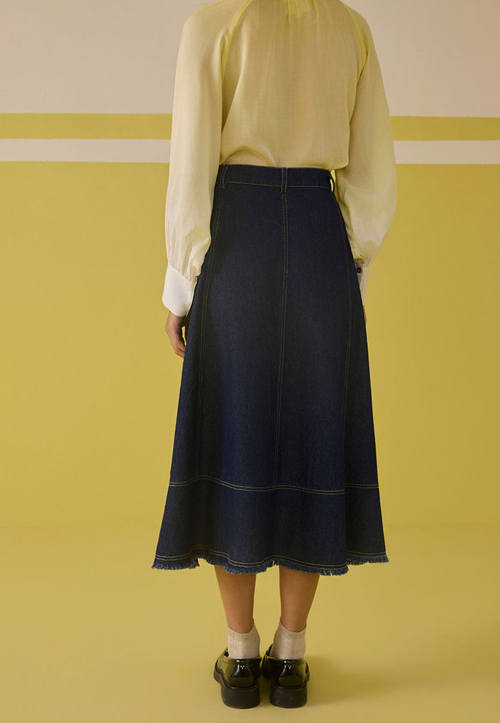 The Sunshine Denim Skirt BOTTOMS SUI