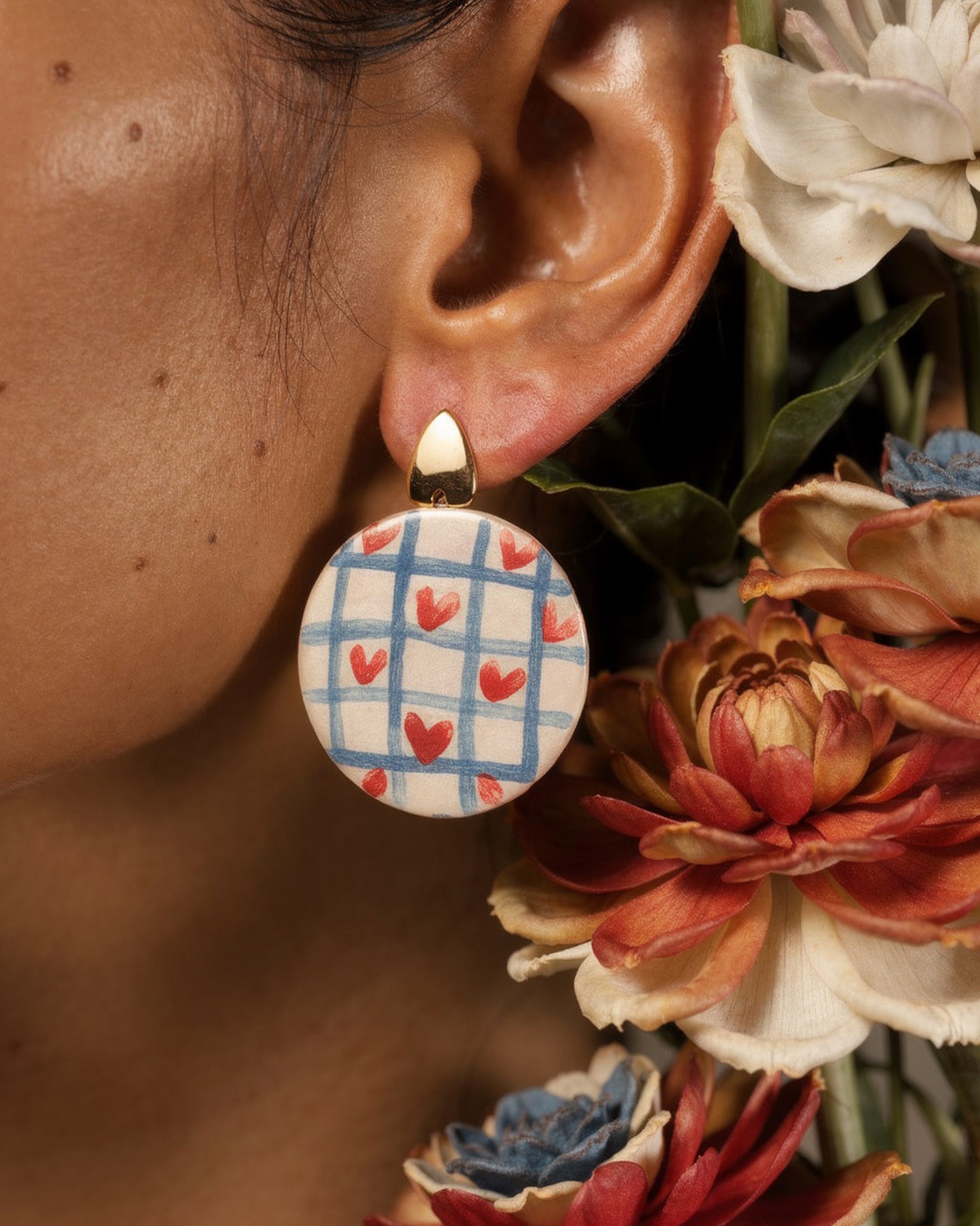Check Your Heart Earrings ACCESSORIES IKKIVI