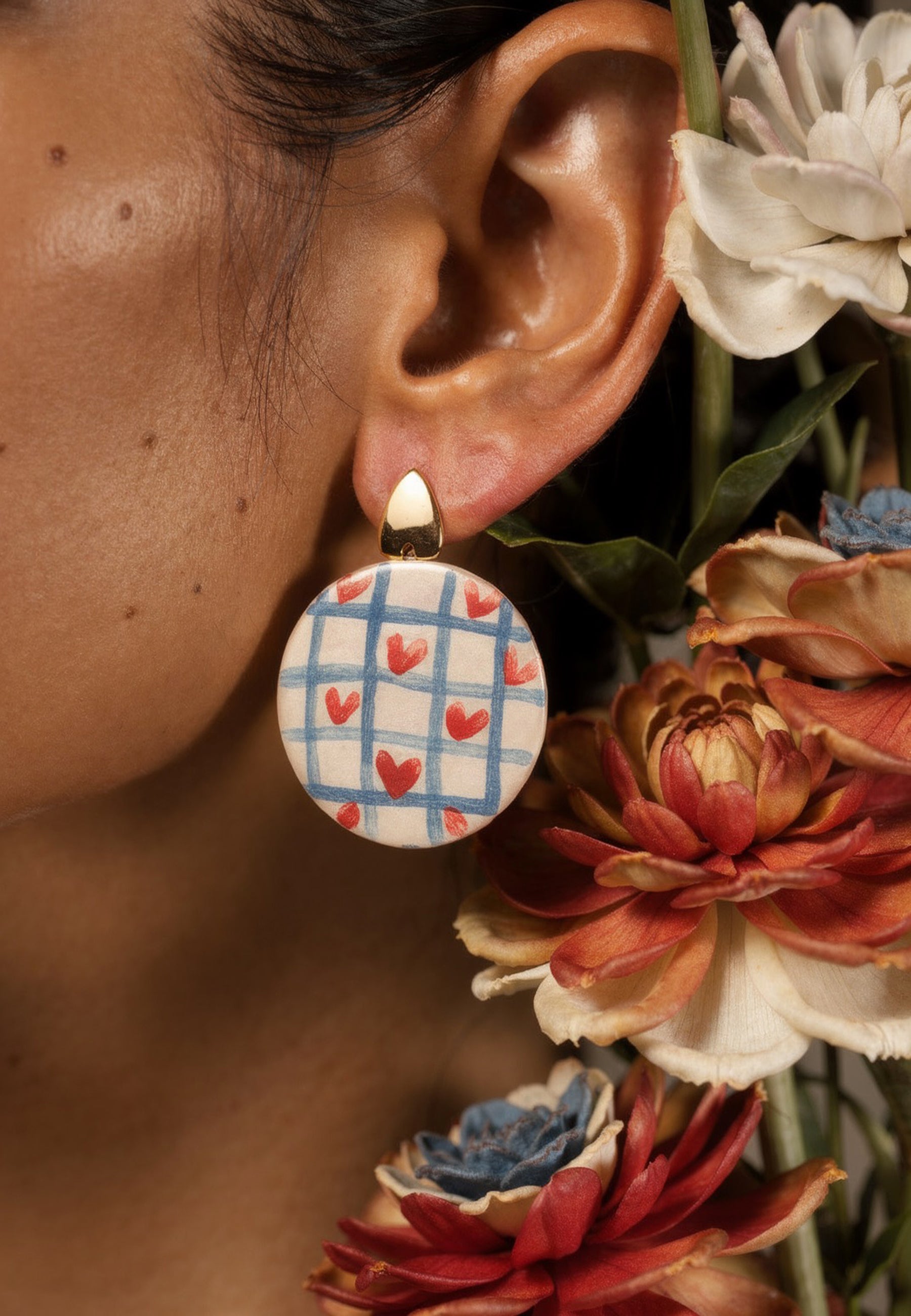 Check Your Heart Earrings ACCESSORIES IKKIVI