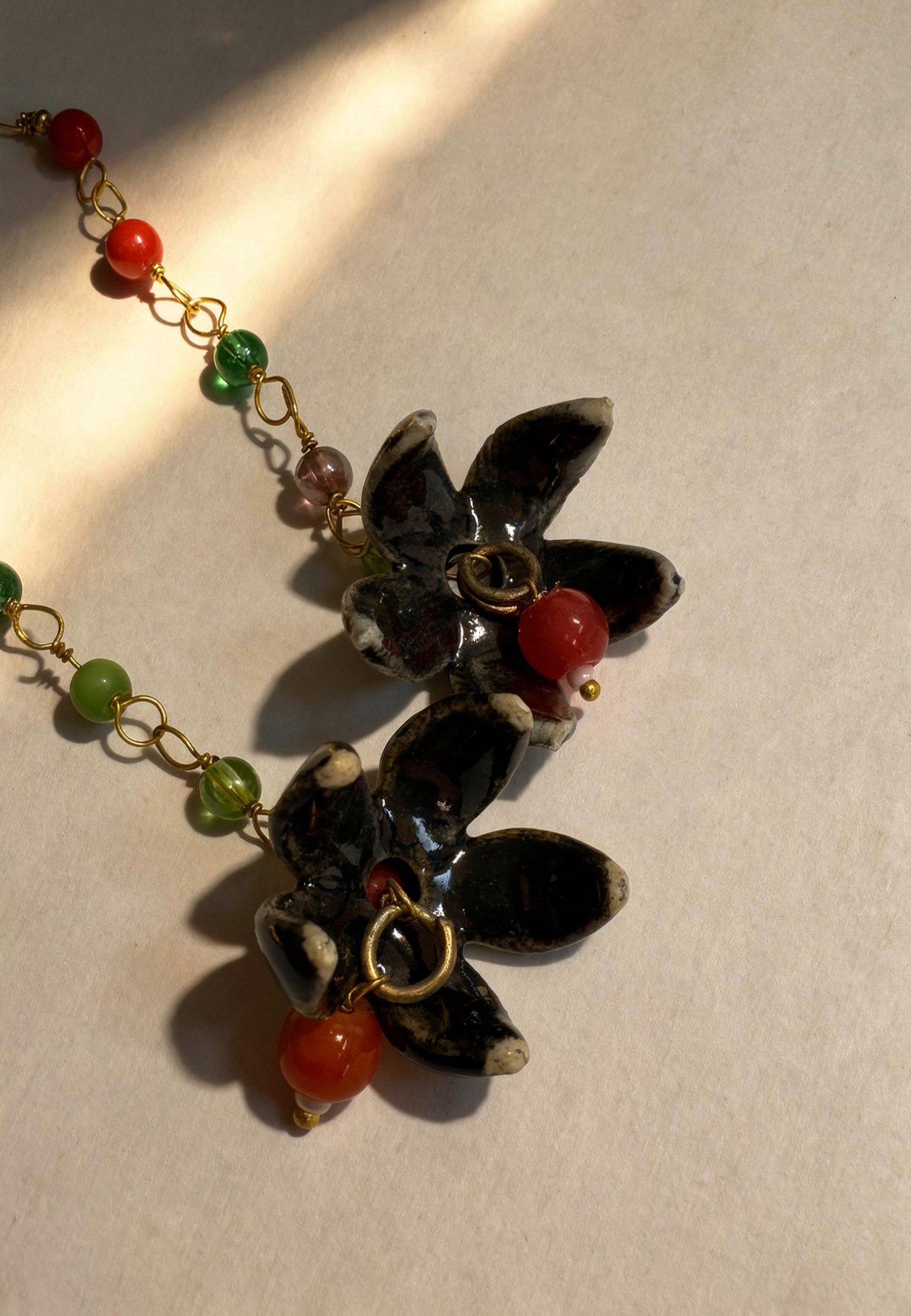 Bell Flower Dangler Earrings ACCESSORIES IKKIVI