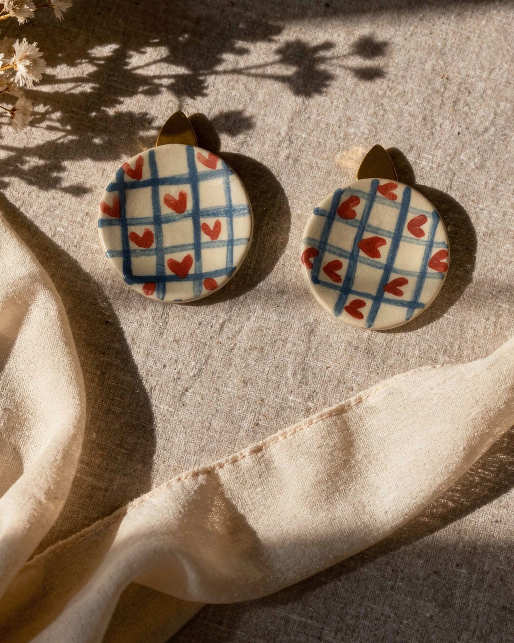 Check Your Heart Earrings ACCESSORIES IKKIVI