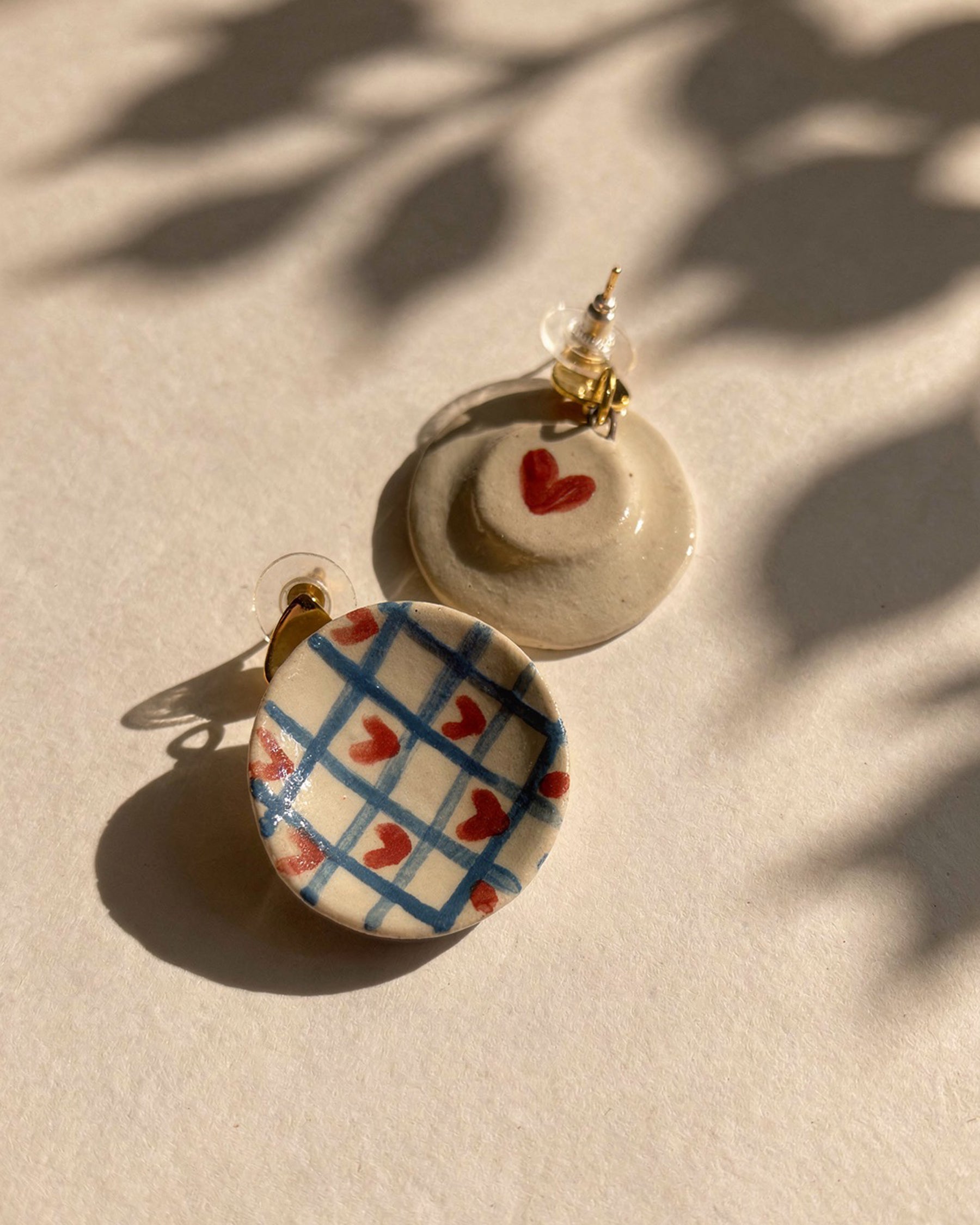 Check Your Heart Earrings ACCESSORIES IKKIVI