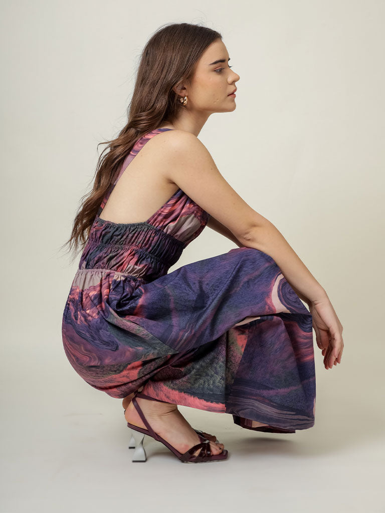 August Printed Dress DRESSES Doodlage