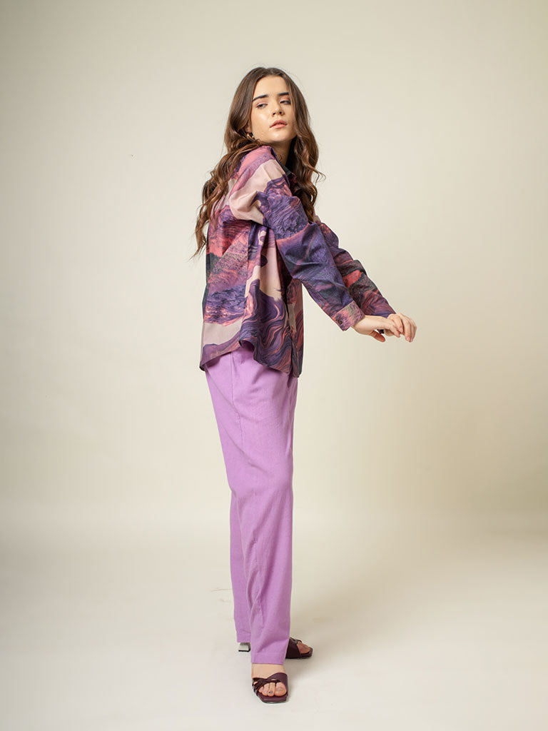 Earo Printed Shirt TOPS Doodlage