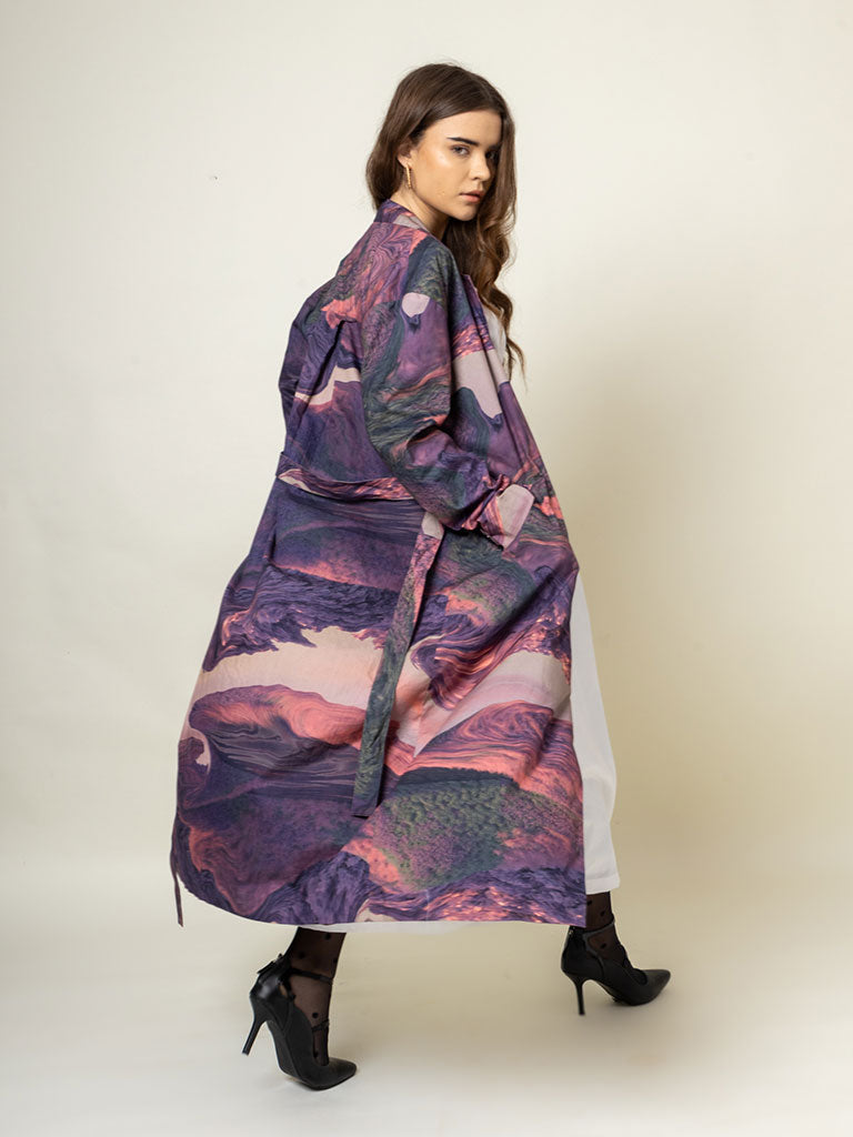 Amelia Printed Trench JACKETS Doodlage