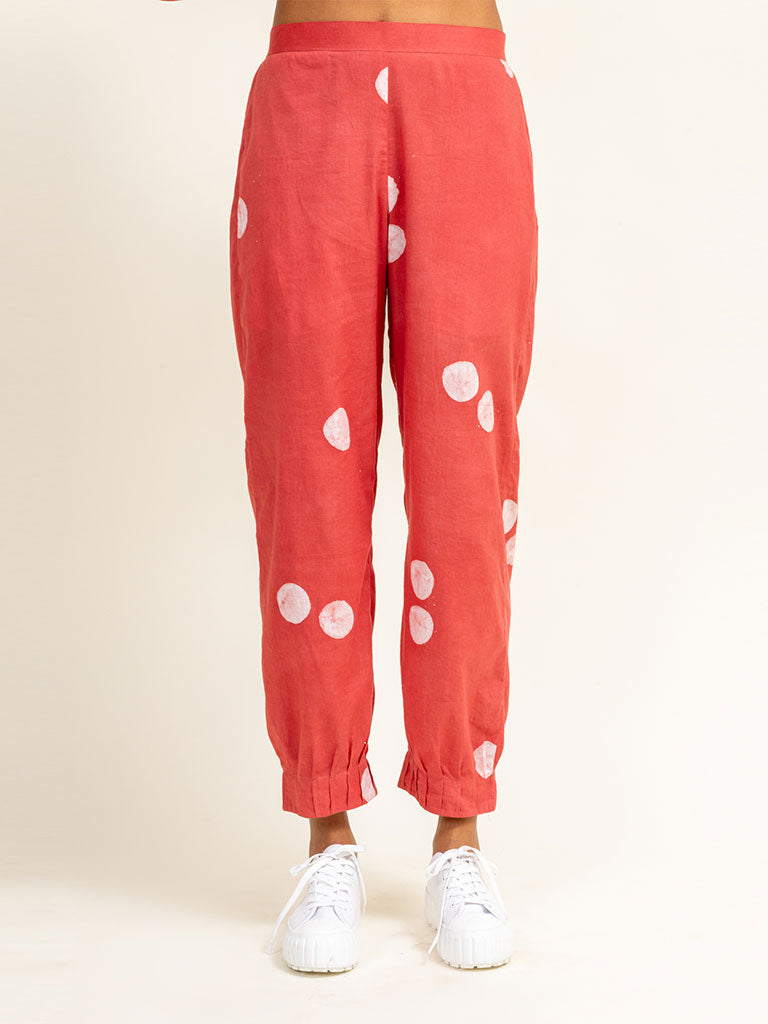 Coral Tucked Pants BOTTOMS Doodlage