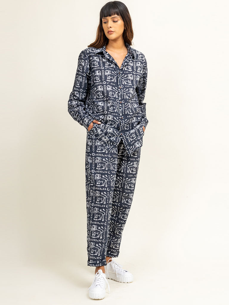 Earo Printed Shirt TOPS Doodlage