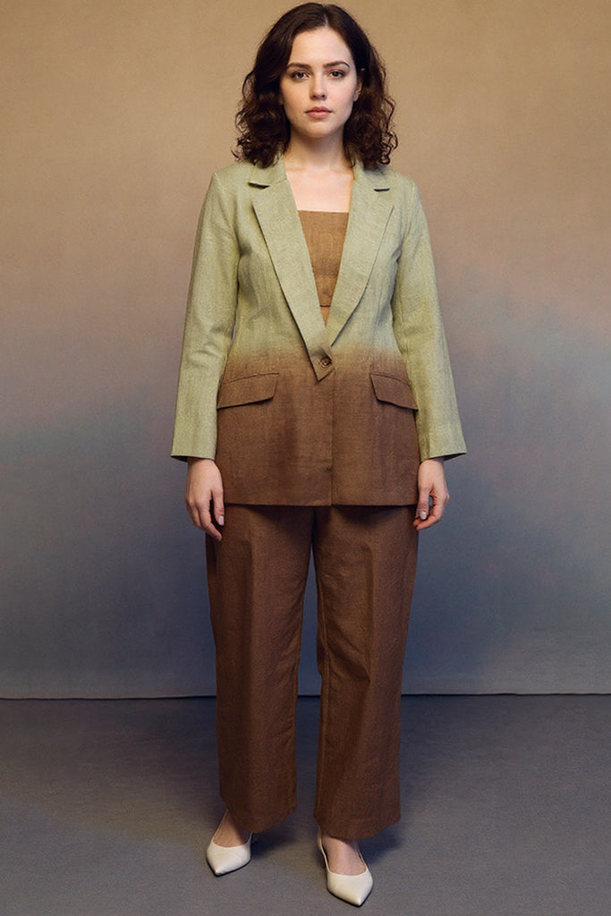 Ombre Classic Suit Set Green Cocoa SETS IKKIVI