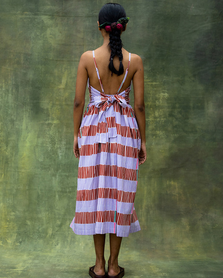 Mary Striped Dress DRESSES Doodlage