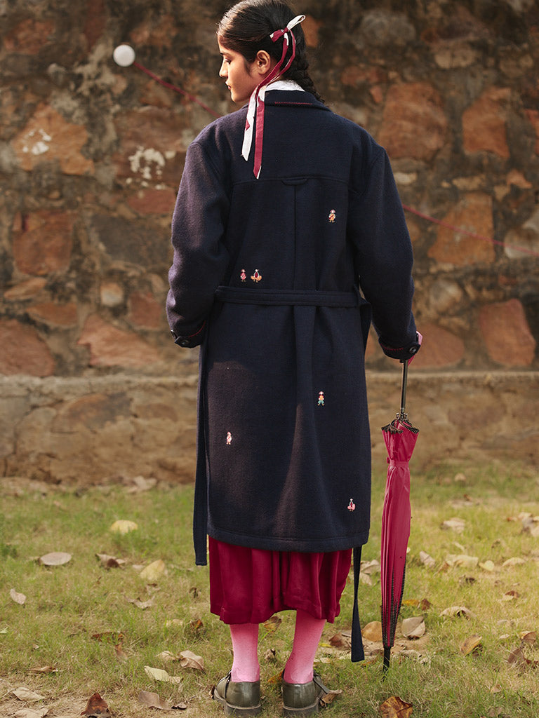 Willow Blue Overcoat JACKETS Doodlage