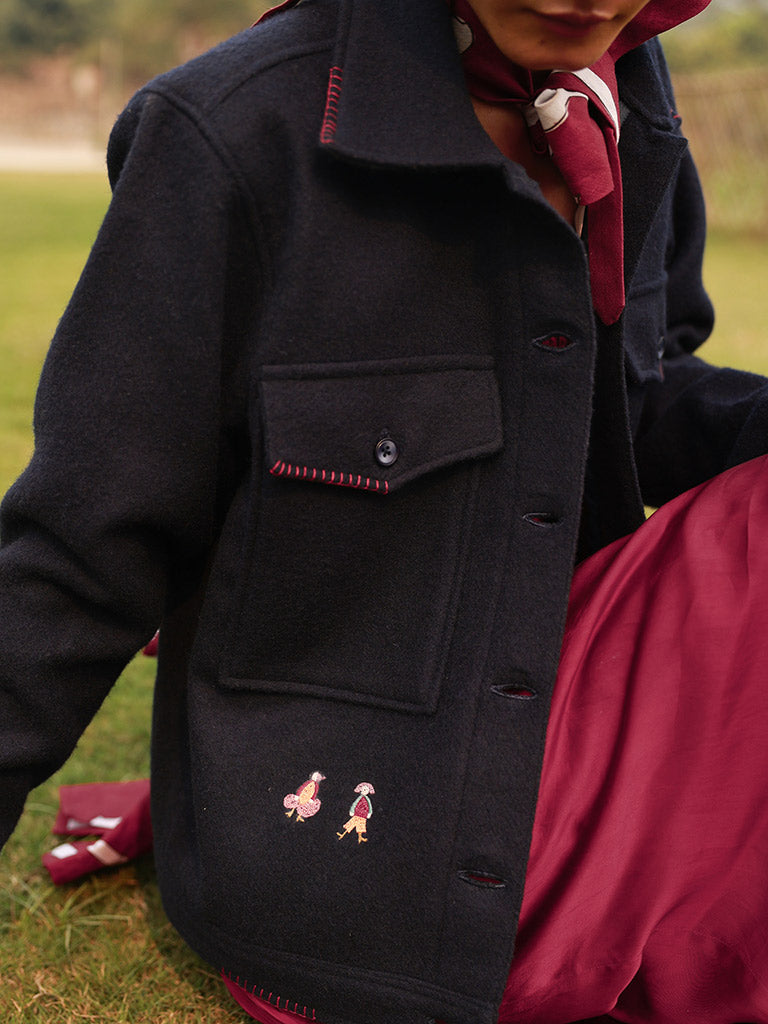 Remi Blue Jacket JACKETS Doodlage